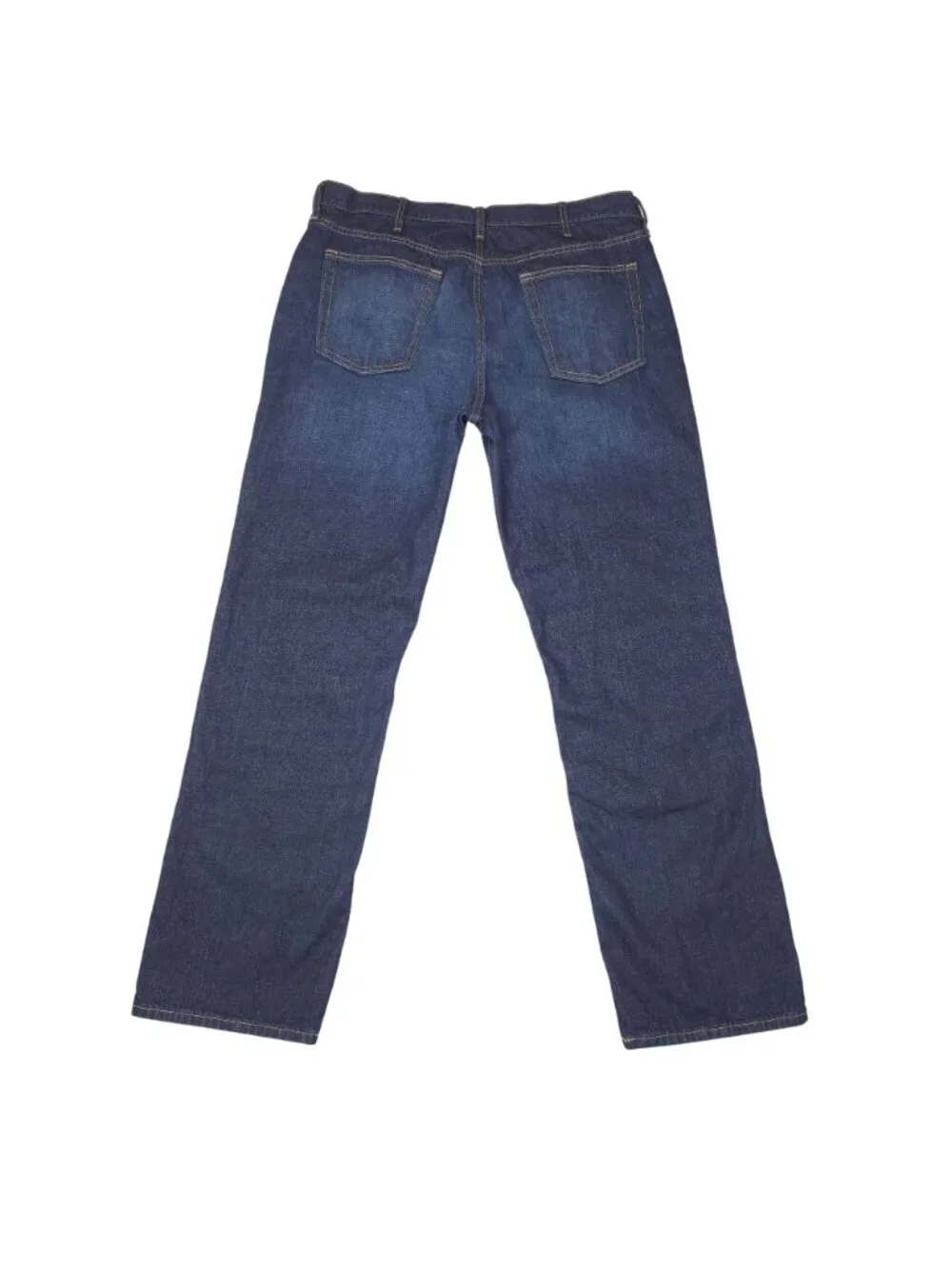 Old Navy Mens Loose Fit Dark Wash Denim Jeans 38x34 Cotton Classic Comfort